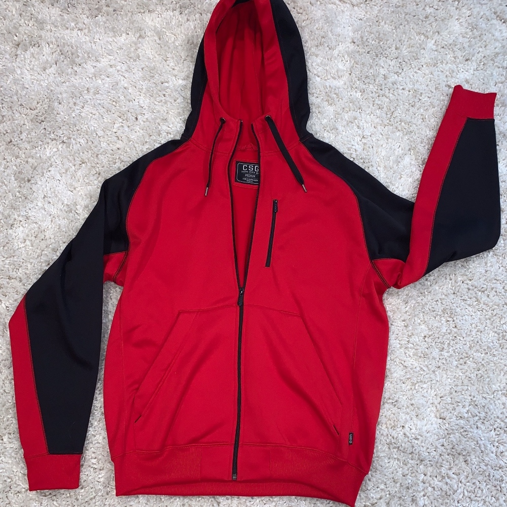 Men's CSG Red ZipUp